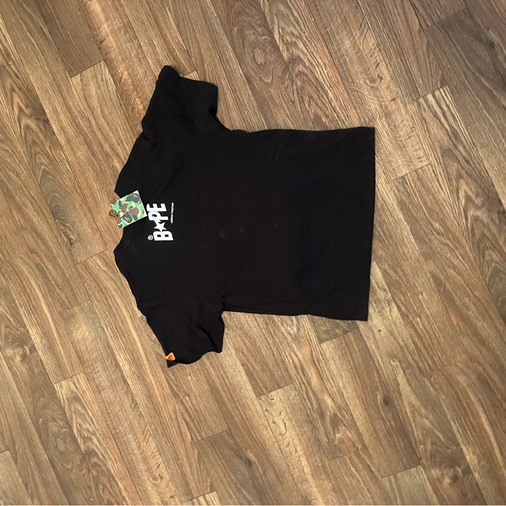 Bape Heron Preston Black Graphic T-Shirt - Picture 2 of 3
